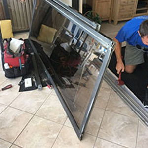 sliding glass door frame repair Vero Beach
